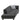 Mary - Velvet Tufted Chaise With 1 Accent Pillow - Dark Gray