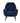 Astrid Mid-Century Velvet Arm Chair Navy Blue