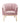 Accent Chair Blush Pink Velvet & Gold